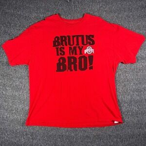 Ohio State Buckeyes Brutus is My Bro Red‎ 4th and 1 T-Shirt Men's 2XL